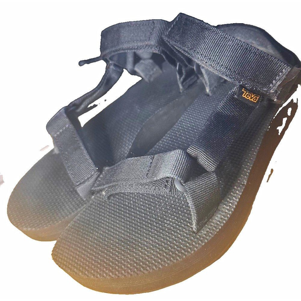 Teva Original Universal Sport Sandals Black Hook Loop Women’s Size 9